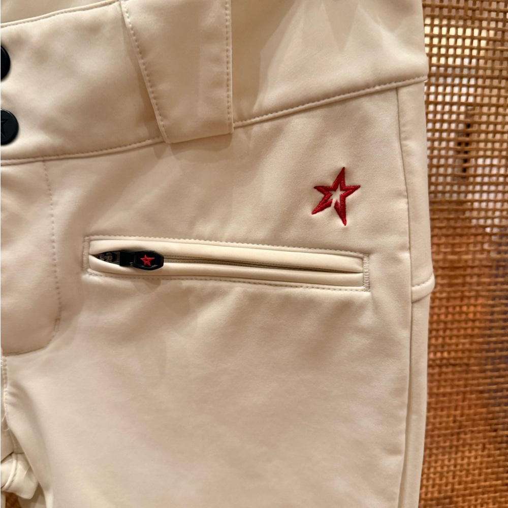 Perfect Moment White and Red Flare Pants - Picture 7 of 7